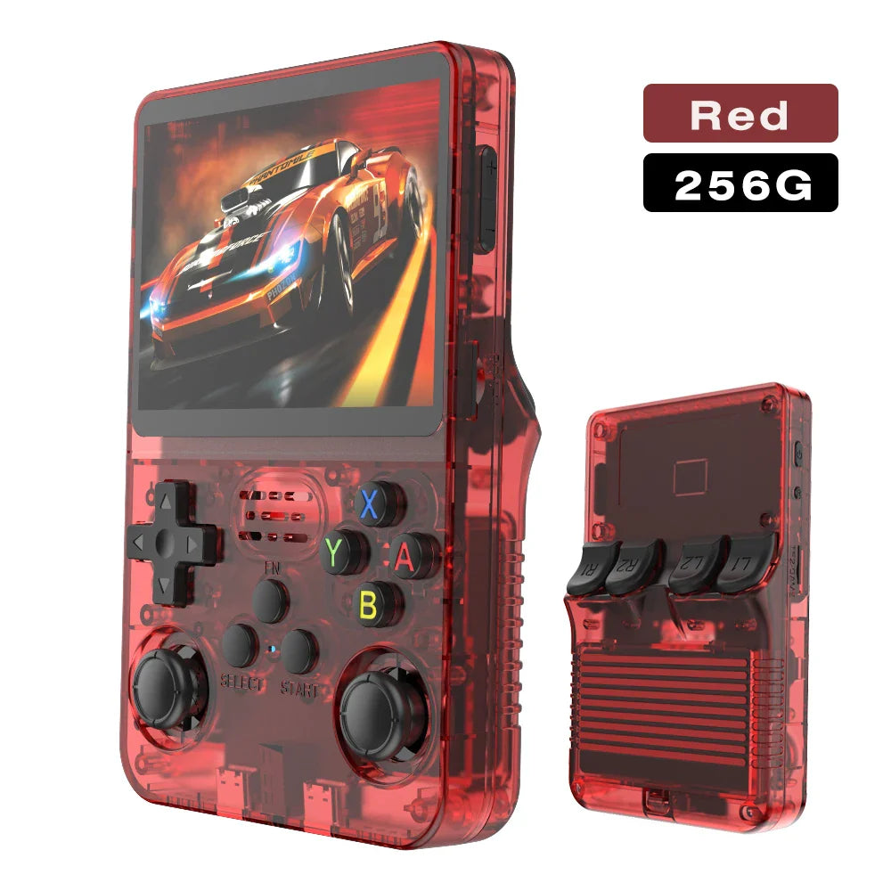 Retro Handheld Game Console 3.5-Inch (8.9 cm) IPS Screen 64/128/256GB Portable Pocket Game Player Kids Retro Gaming Gift