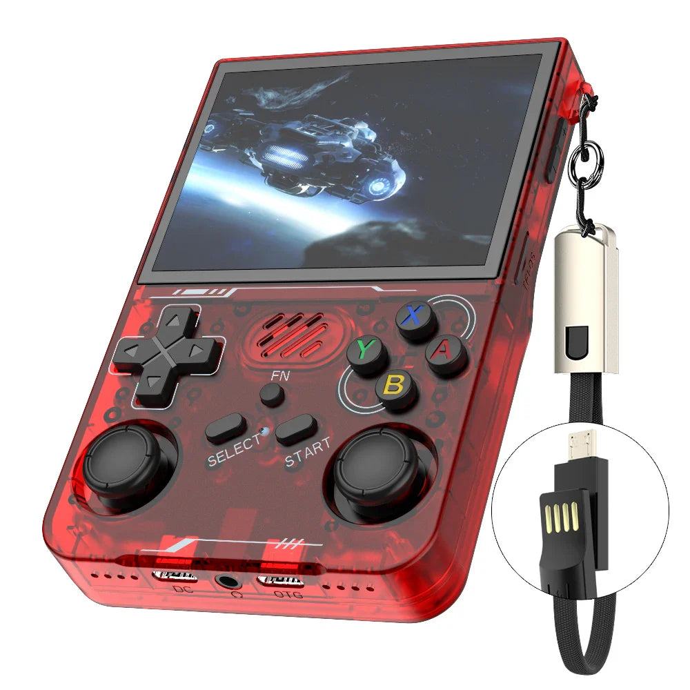 Retro Handheld Game Console 3.5-Inch (8.9 cm) IPS Screen Portable Pocket Gaming Player Wi-Fi 15,000+ Games ArkOS Kids Gift