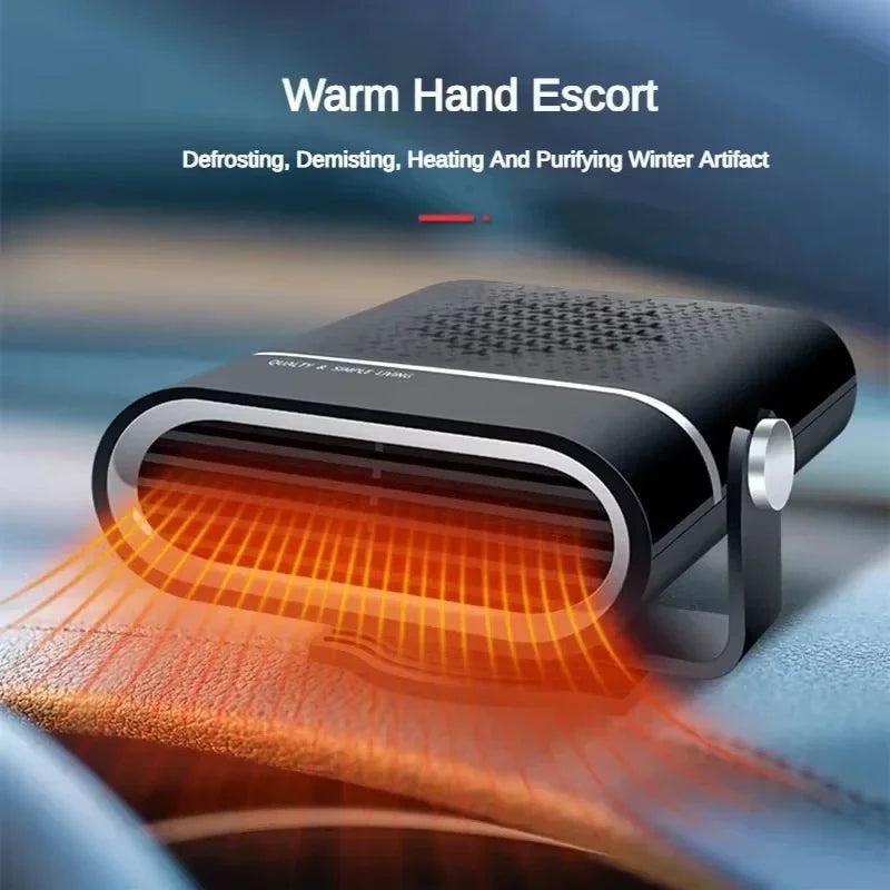 Portable Car Heater 12V/24V — Fast Heating Windshield Defroster & Automotive Defogger