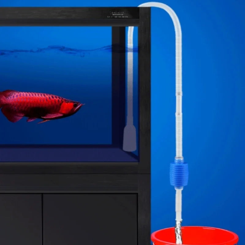 Aquarium Siphon Vacuum Pump – Semi-Automatic Fish Tank Gravel Cleaner with Flow Control (55 in / 140 cm, 67 in / 170 cm)