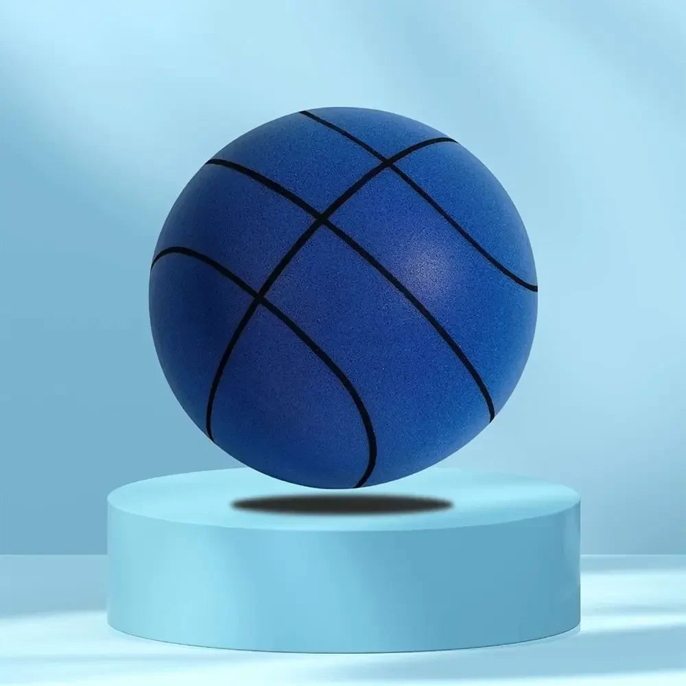 Silent Foam Basketball Low-Noise Indoor Training Ball for Kids — Soft PU, 15 cm / 18 cm (5.9" / 7.1")