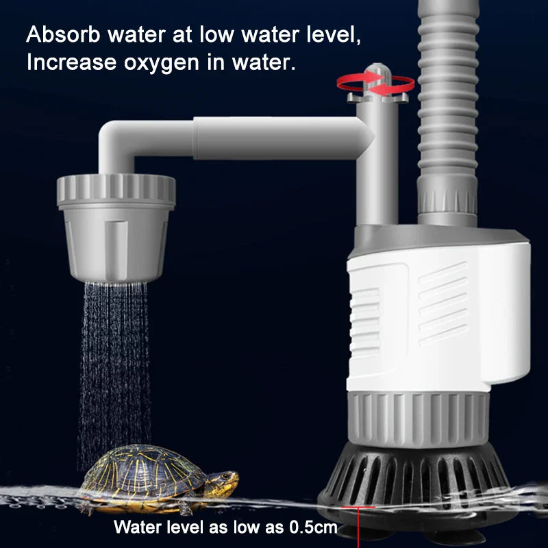 Automatic Aquarium Water Change Pump 30W 220–240V, Electric Fish Tank Gravel Siphon Cleaner 2000 L/h (≈528 GPH)