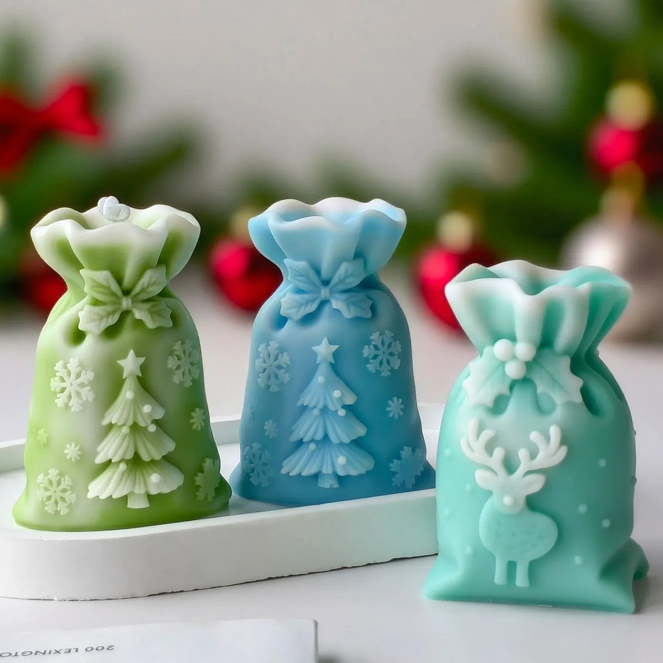 Reusable 3D Silicone Candle Mold 1‑Pack for DIY Candle, Resin & Soap Making - Flexible Non‑Stick