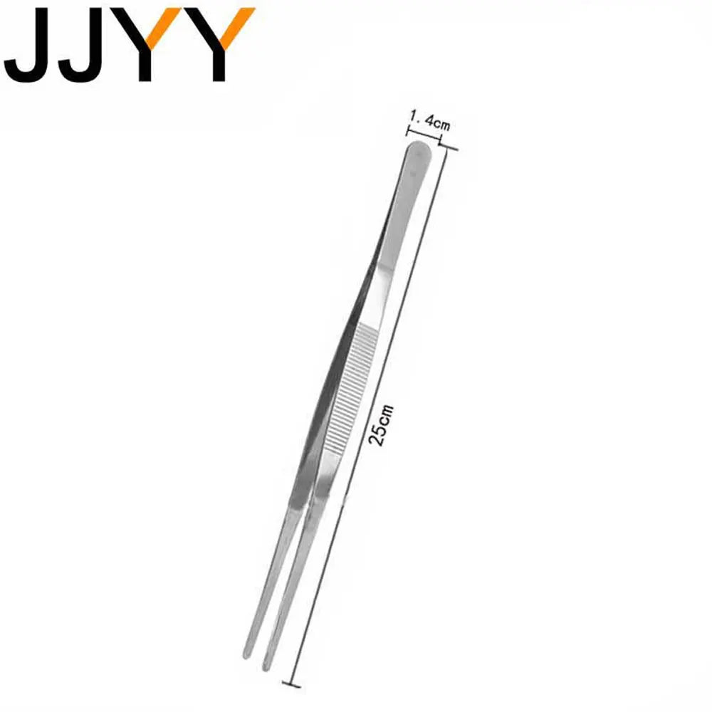 Stainless Steel BBQ Tongs — Precision Kitchen Tweezers for Grilling, Serving & Buffet (4.9–11.8 in | 12.5–30 cm)