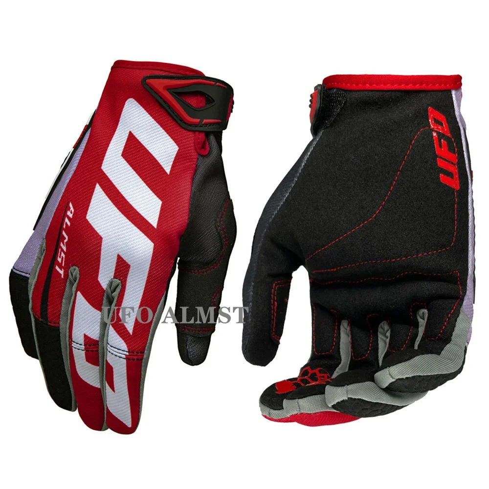Men's Off-Road Motorcycle Gloves Full-Finger Shockproof MX ATV Racing Touchscreen Breathable Windproof