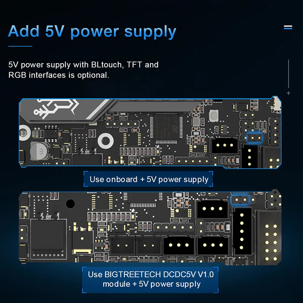 SKR Mini E3 Motherboard with TMC2209 UART — 3D Printer Mainboard Compatible with Ender 3, Ender 5 Pro, CR-10